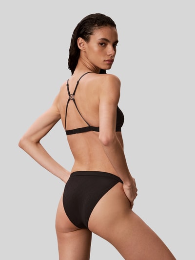 Calvin Klein Underwear Slip mit Allover-Muster Modell 'EMBOS' Black 4