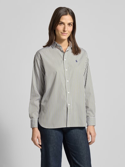 Polo Ralph Lauren Overhemdblouse met knoopsluiting Olijfgroen - 4