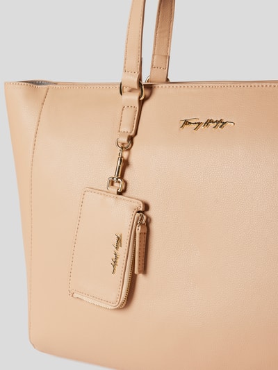 Tommy Hilfiger Shopper mit Label-Applikation Sand 3