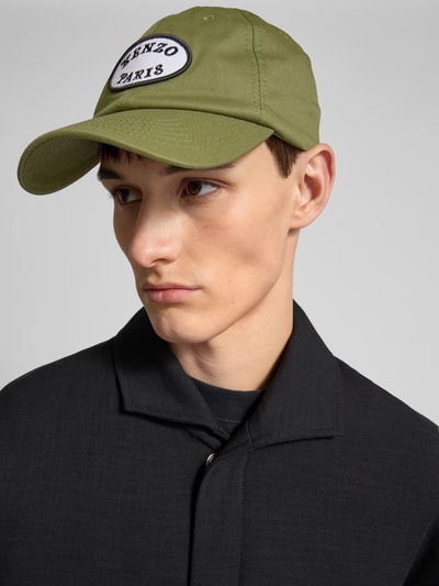 Kenzo Basecap mit Label-Patch Khaki 1