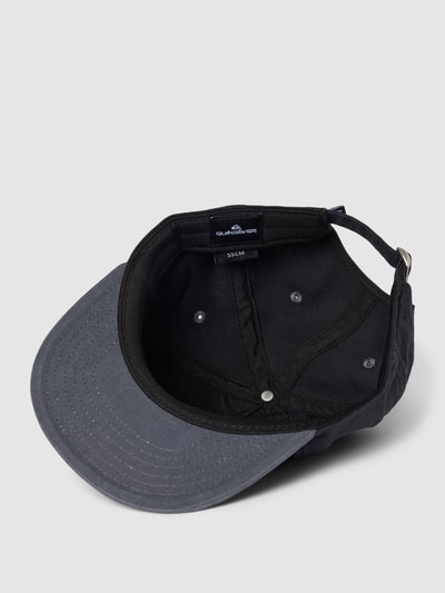 Quiksilver Cap mit Label-Patch Modell 'ZINGER' Schwarz 2