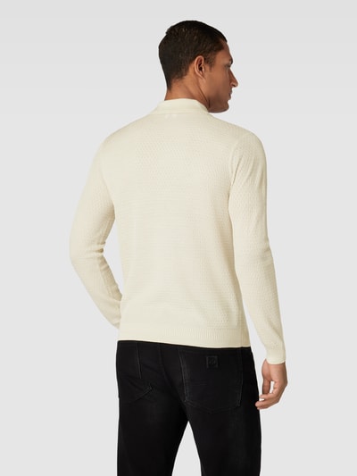 Emporio Armani Longsleeve mit Polokragen Beige 5