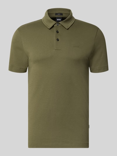 BOSS koszulka polo o kroju regular fit z czystej bawełny model 'Palosh 30' Oliwkowy 1