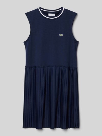 Lacoste Kleid mit Plisseefalten Marine 1