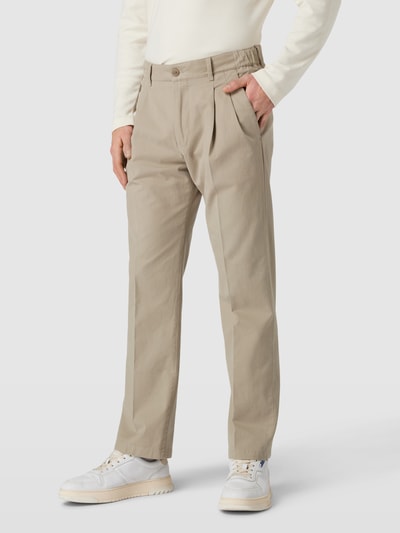 Drykorn Broek met steekzakken opzij, model 'LEEK' Beige - 4