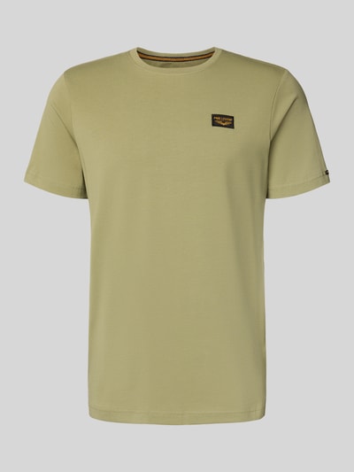 PME Legend T-Shirt mit Label-Detail Modell 'Guyver' Oliv 2