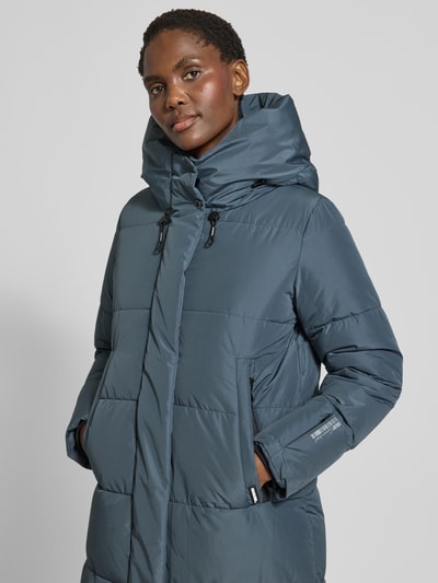 khujo Płaszcz pikowany ze stójką model ‘Soulani’ Petrol 3