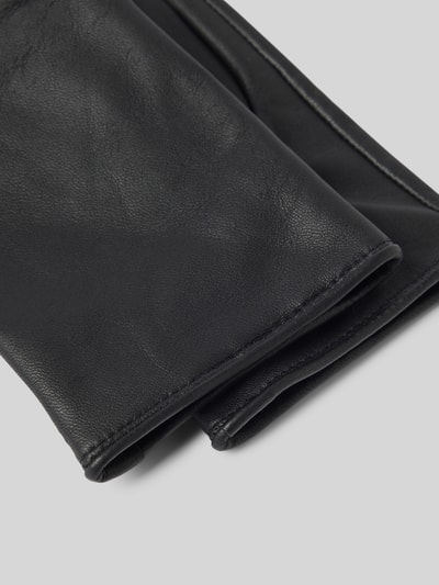 BOSS Handschuhe aus Lammleder Modell 'GUEEN-ME' Black 2
