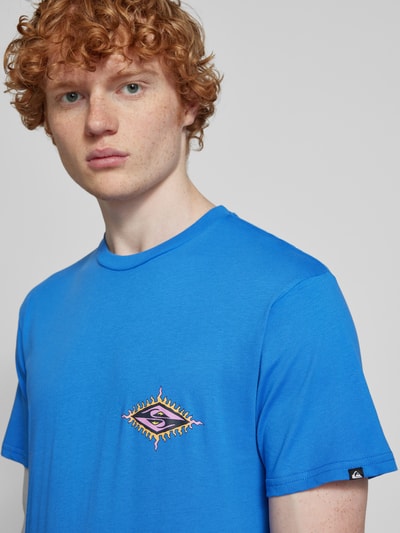 Quiksilver T-Shirt mit Label-Print Blau 3