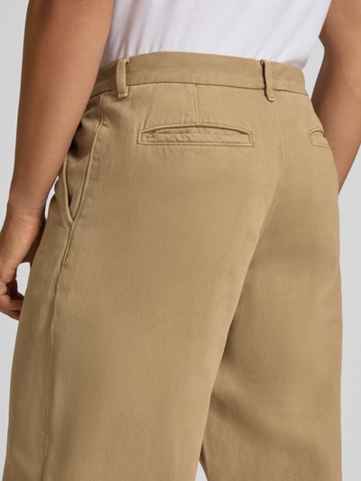 REVIEW Straight Fit Jeans aus reiner Baumwolle Beige 3