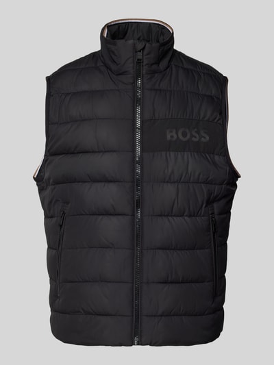 BOSS Steppjacke mit Label-Print Modell 'Cenito' Black 2