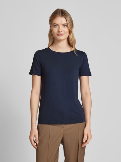 Weekend Max Mara T-Shirt mit Rundhalsausschnitt Modell 'MULTIB' Marine 4