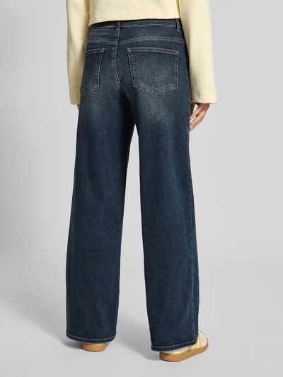 ONLY Wide & Loose Fit Jeans aus Baumwoll-Mix Modell 'MADISON' Jeansblau 5