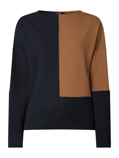 Someday Sweatshirt met kapmouwen  Marineblauw - 2