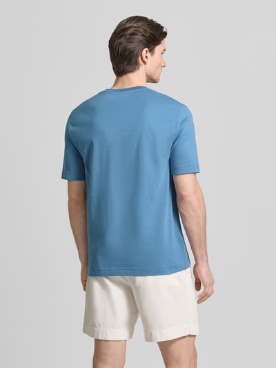 Marc O'Polo Regular Fit T-Shirt aus reiner Baumwolle Jeansblau 5