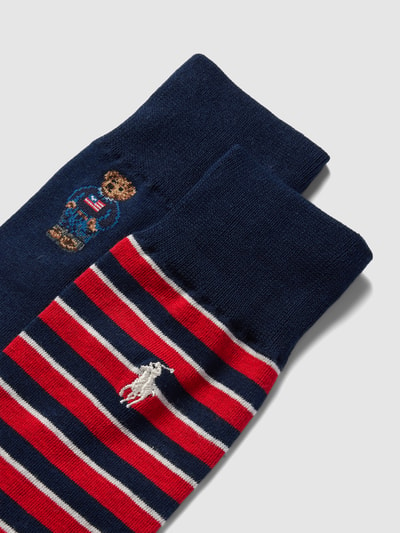 Polo Ralph Lauren Underwear Socken mit Allover-Muster im 2er-Pack Marine 2