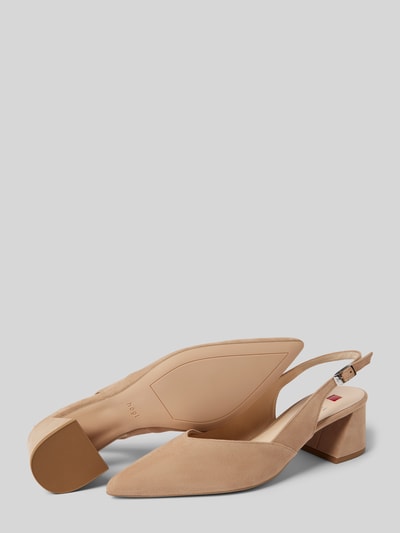 Högl Slingbacks aus echtem Leder Taupe 4