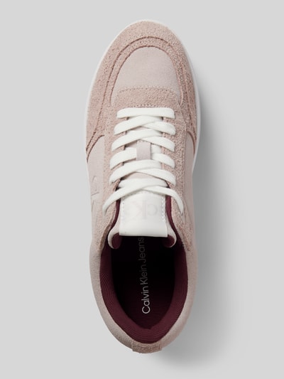 Calvin Klein Jeans Sneakersy sznurowane z zamszu model ‘BOLD’ Różowy 3