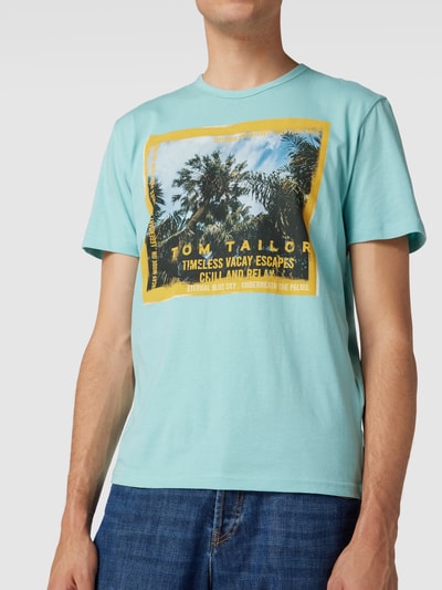 Tom Tailor T-Shirt mit Motiv-Print Mint 3