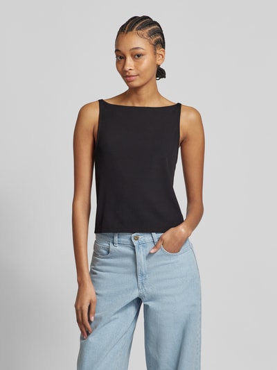 Calvin Klein Jeans Top mit Label-Detail Black 4