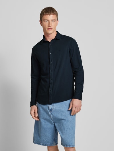 Superdry Vrijetijdsoverhemd met labelstitching Donkerblauw - 4