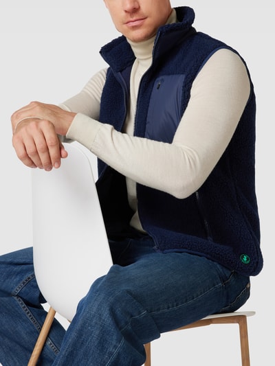SAVE THE DUCK Gilet met labelpatch, model 'ISMAEL' Donkerblauw - 3