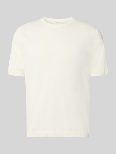 Produktfoto, Regular Fit T-Shirt aus reiner Baumwolle Modell 'TORINO' von SELECTED HOMME in Uni-Optik, kurzarm, Rundhals, gerippte Abschlüsse
