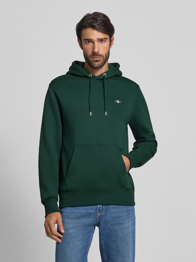 Gant Bluza z kapturem Ciemnozielony 4