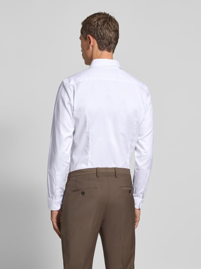 Jake*s Koszula biznesowa o kroju slim fit z kołnierzykiem typu kent Biały 5