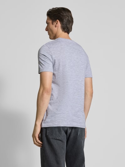 Tom Tailor Denim Regular Fit T-Shirt aus reiner Baumwolle Hellgrau 5