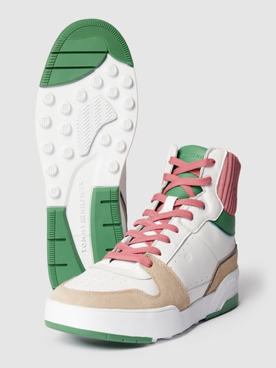 Tommy Hilfiger High top sneakers in colour-blocking-design, model 'SEASONAL' Wit - 4