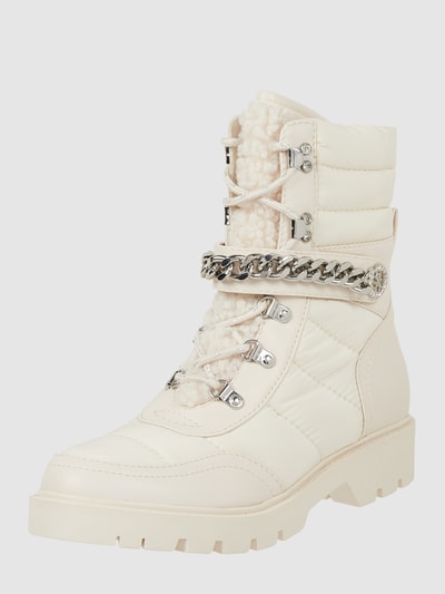 Guess Boots mit Zierkette Modell 'Rasida'  Offwhite 1