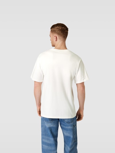 RE/DONE T-Shirt mit Motiv-Print Ecru 5