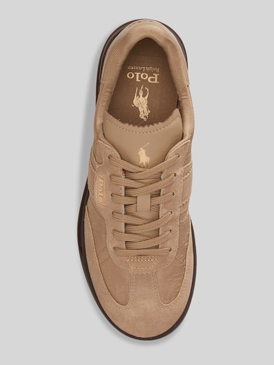 Polo Ralph Lauren Low Top Sneaker aus echtem Leder Modell 'AERA' Sand 3