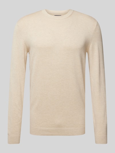 MCNEAL Gebreide pullover met ronde hals Beige gemêleerd - 2