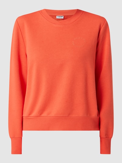 Noisy May Sweatshirt mit Logo-Detail Modell 'Lupa' Dunkelorange 2