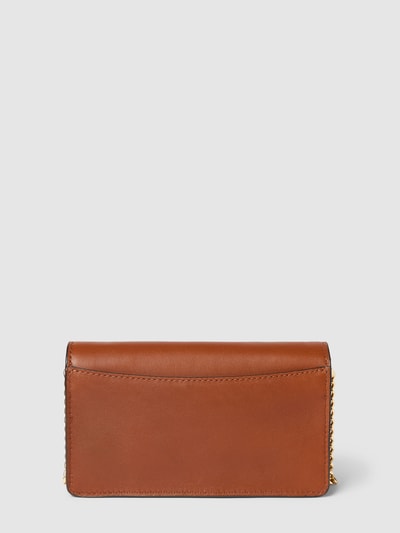 Lauren Ralph Lauren Clutch met labelapplicatie Cognac - 2