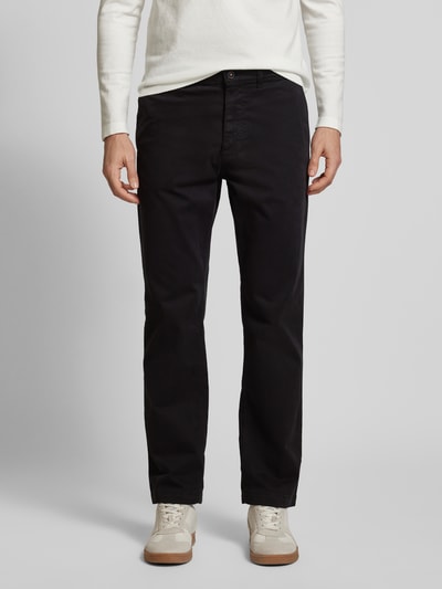 BOSS Orange Regular Fit Chino mit Gürtelschlaufen Black 4