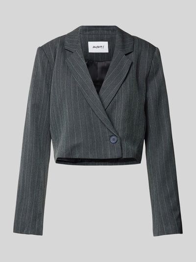 moves Blazer mit Knopfverschluss Modell 'Ryda' Dunkelgrau 1