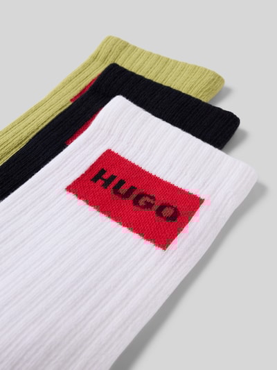 HUGO Socken mit Label-Detail im 3er-Pack Grass 2