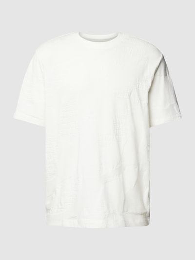 ARMANI EXCHANGE T-shirt met structuurmotief Offwhite - 2