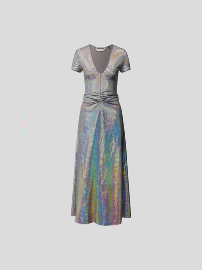 ROTATE BIRGER CHRISTENSEN Abendkleid in schimmernder Optik Blau 2