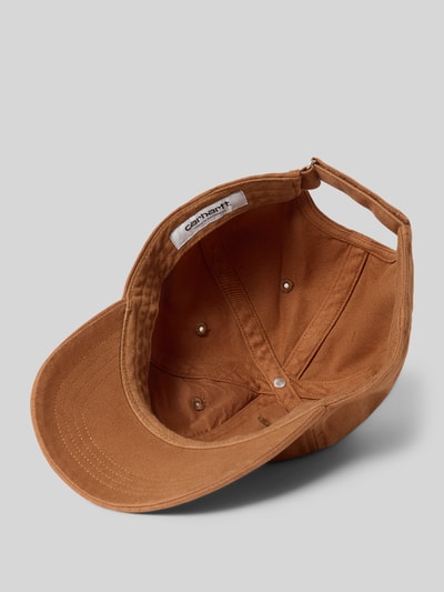 Produktfoto, Basecap mit Label-Applikation von Carhartt Work In Progress aus reiner bawełna, daszek, aplikacja z metką, regulowana długość