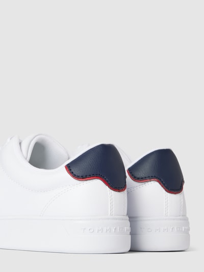 Tommy Hilfiger Sneaker mit Label-Detail in metallic Modell 'ELEVATED' Weiss 3