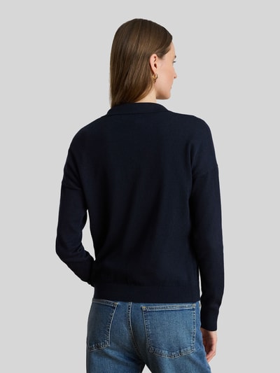 Lauren Ralph Lauren Relaxed Fit Pullover aus Baumwoll-Mix mit Polokragen Marine 5