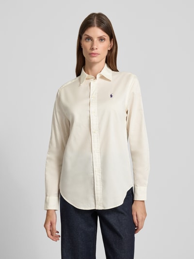 Polo Ralph Lauren Bluzka koszulowa z listwą guzikową Biały 4