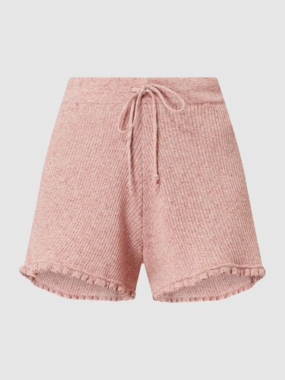 Only Strickshorts mit Leinen-Anteil Modell 'Lina' Altrosa 2