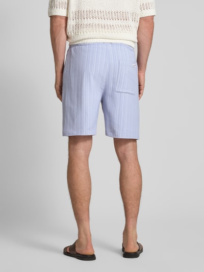 Scotch & Soda Regular fit sweatshorts met elastische band Lavendel - 5