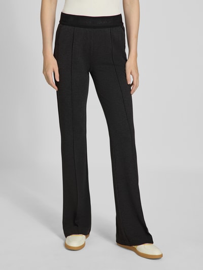 TONI Stoffen broek met elastische band Antraciet - 4