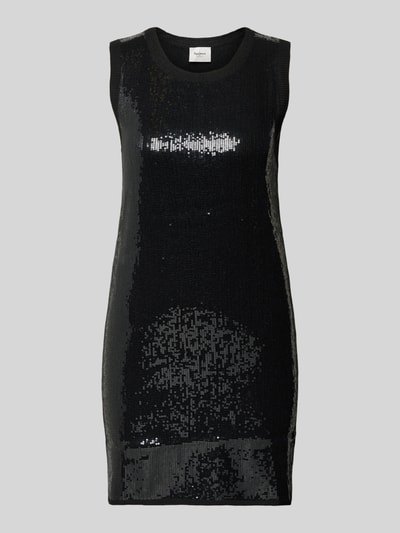 Pepe Jeans Körpernahes Strickkleid mit Woll-Anteil Modell 'ELAINE' Black 2
